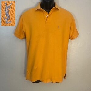 Yves St Laurent Logo Polo Small Gently worn 100% cotton 20" armpit to armpit